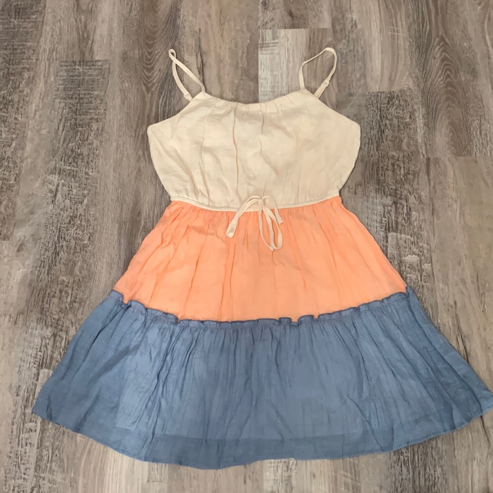 multi coloured spring dress